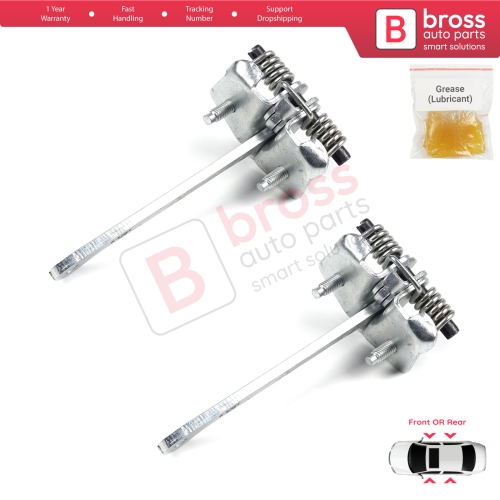 2 Pieces Front Rear Door Hinge Stop Check Strap Limiter for Renault 9 11 7702255777
