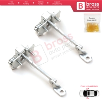 2 Pieces Front Door Hinge Stop Check Strap Limiter for Renault 19 21 7702253349 