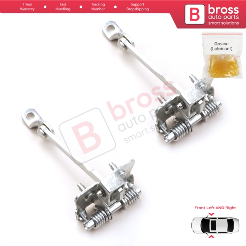 2 Pieces Front Door Hinge Stop Check Strap Limiter for Renault 19 21 7702253349 