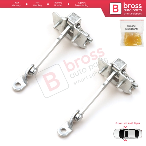 2 Pieces Front Door Hinge Stop Check Strap Limiter for Renault 19 21 7702253349 