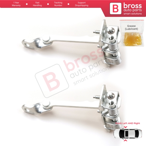 2 Pieces Front Door Hinge Stop Check Strap Limiter for Renault 19 21 7702253349 
