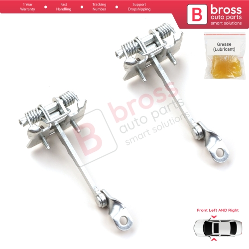 2 Pieces Front Door Hinge Stop Check Strap Limiter for Renault 19 21 7702253349 