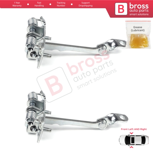 2 Pieces Front Door Hinge Stop Check Strap Limiter for Renault Kangoo MK1 Espace MK2 7700303548  