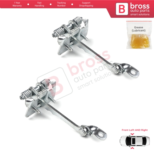 2 Pieces Front Door Hinge Stop Check Strap Limiter for Renault Kangoo MK1 Espace MK2 7700303548  