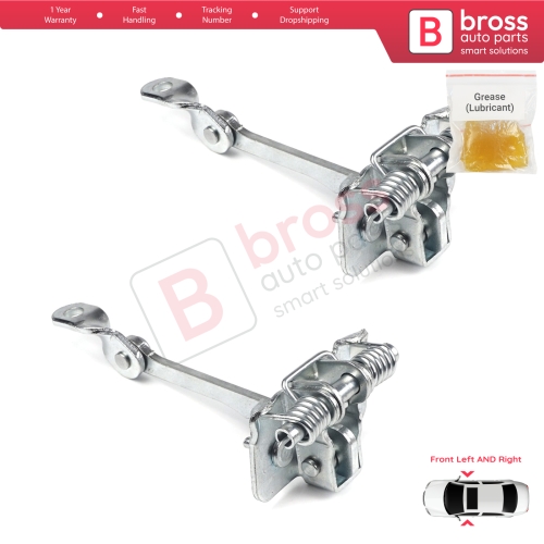 2 Pieces Front Door Hinge Stop Check Strap Limiter for Renault Kangoo MK1 Espace MK2 7700303548  