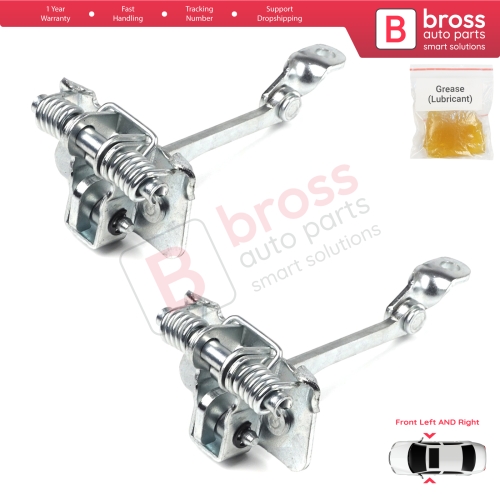 2 Pieces Front Door Hinge Stop Check Strap Limiter for Renault Kangoo MK1 Espace MK2 7700303548  