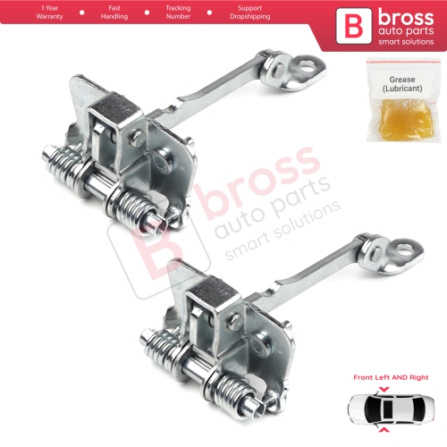 2 Pieces Front Door Hinge Stop Check Strap Limiter for Renault Kangoo MK1 Espace MK2 7700303548  