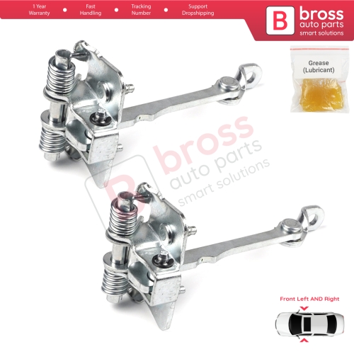 2 Pieces Front Door Hinge Stop Check Strap Limiter for Renault Kangoo MK1 Espace MK2 7700303548  