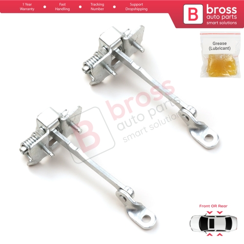2 Pieces Front or Rear Left Right Door Hinge Stop Check Strap Limiter for Renault Dacia Duster Logan MK1 804305879R