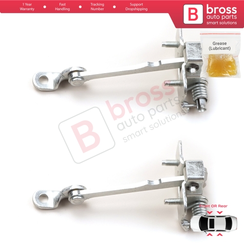 2 Pieces Front or Rear Left Right Door Hinge Stop Check Strap Limiter for Renault Dacia Duster Logan MK1 804305879R