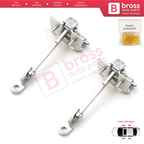 2 Pieces Front or Rear Left Right Door Hinge Stop Check Strap Limiter for Renault Dacia Duster Logan MK1 804305879R