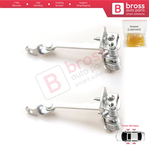 2 Pieces Front or Rear Left Right Door Hinge Stop Check Strap Limiter for Renault Dacia Duster Logan MK1 804305879R