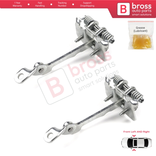 2 Pieces Front Door Hinge Stop Check Strap Limiter for Renault Laguna MK1 X56 1993-2001 7700424784 