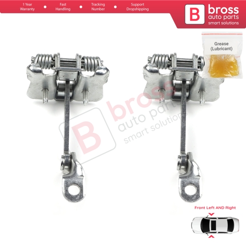 2 Pieces Front Door Hinge Stop Check Strap Limiter for Renault Laguna MK1 X56 1993-2001 7700424784 