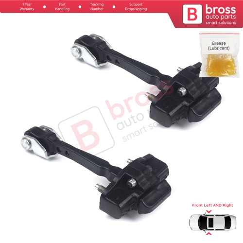 2 Pieces Front Door Hinge Stop Check Strap Limiter for Renault Dacia Lodgy Dokker 2012-2022 804304825R