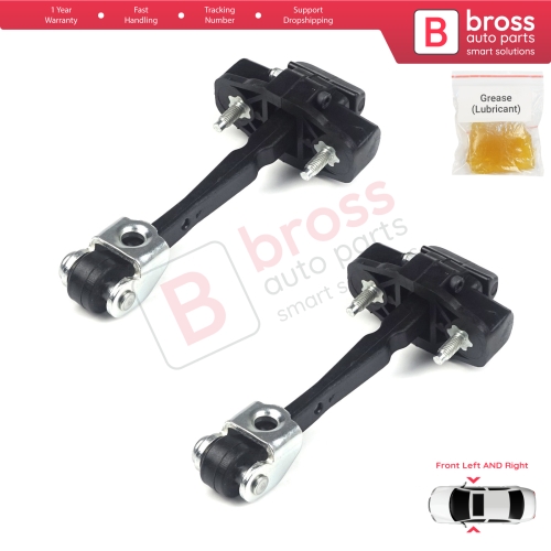 2 Pieces Front Door Hinge Stop Check Strap Limiter for Renault Dacia Lodgy Dokker 2012-2022 804304825R