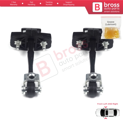 2 Pieces Front Door Hinge Stop Check Strap Limiter for Renault Dacia Lodgy Dokker 2012-2022 804304825R