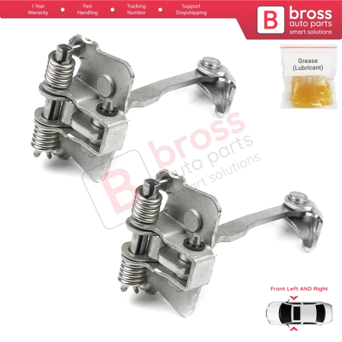 2 Pieces Front Door Hinge Stop Check Strap Limiter for Renault Dacia Sandero Logan Duster MK2 804302559R 