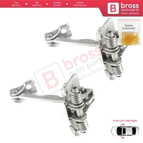 2 Pieces Front Door Hinge Stop Check Strap Limiter for Renault Dacia Sandero Logan Duster MK2 804302559R 