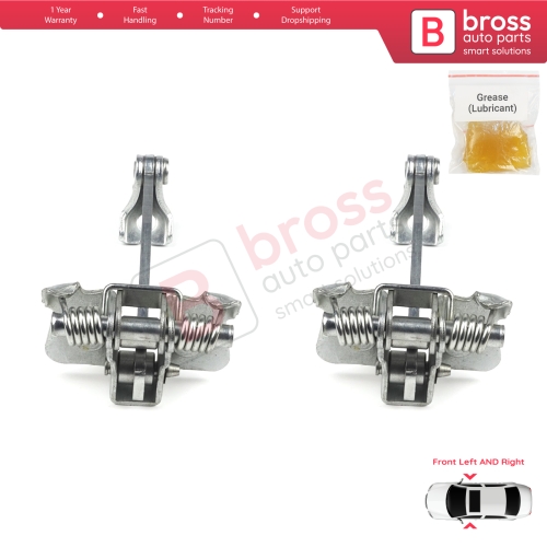 2 Pieces Front Door Hinge Stop Check Strap Limiter for Renault Dacia Sandero Logan Duster MK2 804302559R 