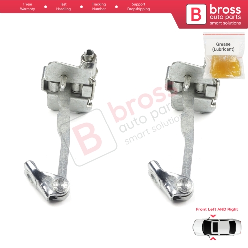2 Pieces Front Door Hinge Stop Check Strap Limiter for Renault Dacia Sandero Logan Duster MK2 804302559R 