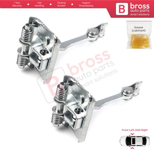 2 Pieces Front Door Hinge Stop Check Strap Limiter for Peugeot 307 Hatch CC SW Break Estate 9181G7