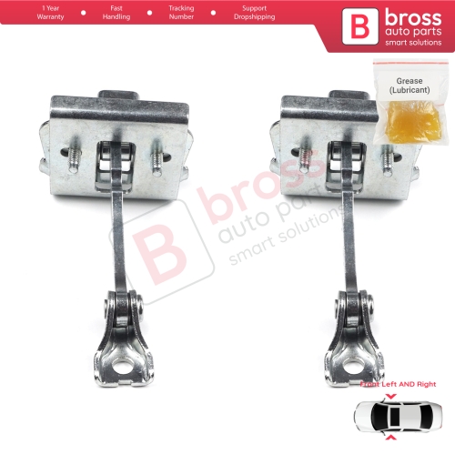 2 Pieces Front Door Hinge Stop Check Strap Limiter for Peugeot 307 Hatch CC SW Break Estate 9181G7