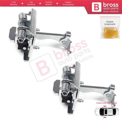 2 Pieces Front Door Hinge Stop Check Strap Limiter for Peugeot Partner Citroen Berlingo MK1 1996-2008 9181G4
