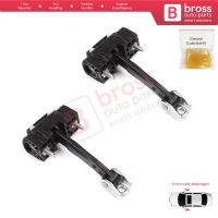 2 Pieces Front Door Hinge Stop Check Strap Limiter for Peugeot 407 6E 6D 2004-2011 4/5 Door 9181J0 