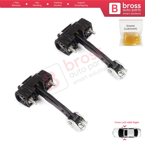2 Pieces Front Door Hinge Stop Check Strap Limiter for Peugeot 407 6E 6D 2004-2011 4/5 Door 9181J0 