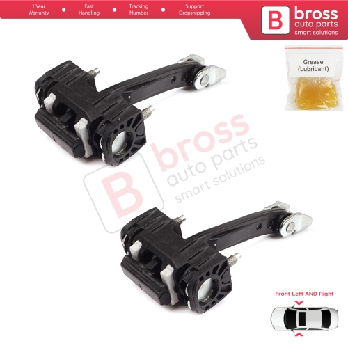 2 Pieces Front Door Hinge Stop Check Strap Limiter for Peugeot 407 6E 6D 2004-2011 4/5 Door 9181J0 