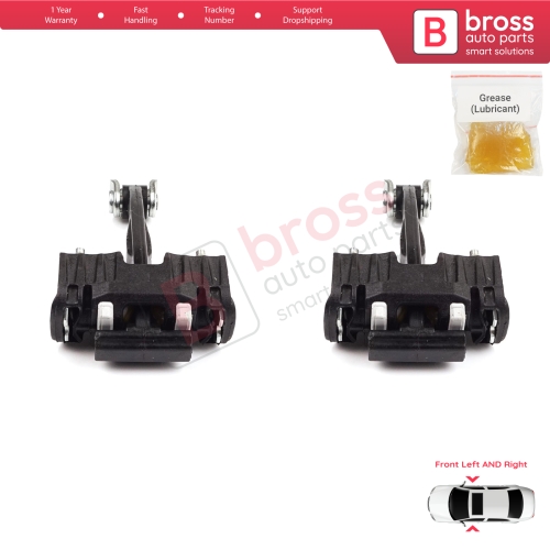 2 Pieces Front Door Hinge Stop Check Strap Limiter for Peugeot 407 6E 6D 2004-2011 4/5 Door 9181J0 