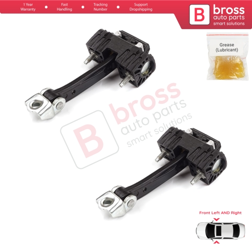 2 Pieces Front Door Hinge Stop Check Strap Limiter for Peugeot 407 6E 6D 2004-2011 4/5 Door 9181J0 