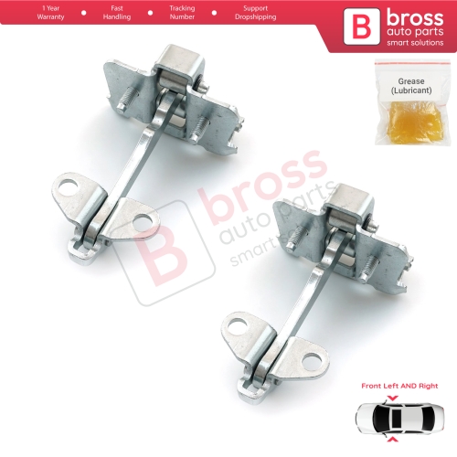2 Pieces Front Door Hinge Stop Check Strap Limiter for Peugeot 106 Citroen Saxo 3/5 Door 9181C2