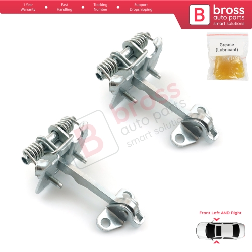 2 Pieces Front Door Hinge Stop Check Strap Limiter for Peugeot 106 Citroen Saxo 3/5 Door 9181C2