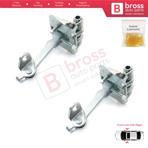 2 Pieces Front Door Hinge Stop Check Strap Limiter for Peugeot 106 Citroen Saxo 3/5 Door 9181C2