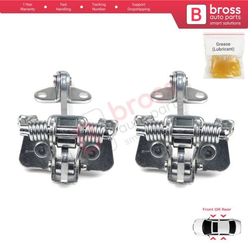 2 Pieces Front Rear Door Hinge Stop Check Strap Limiter for Peugeot 406 1995–2004 4/5 Door 9181A1 