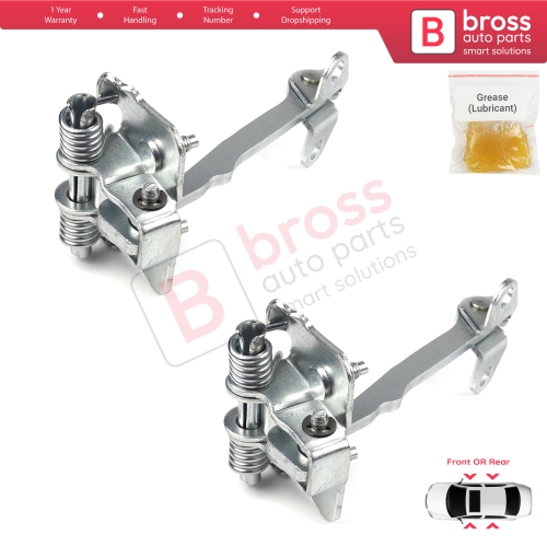 2 Pieces Front Rear Door Hinge Stop Check Strap Limiter for Peugeot 406 1995–2004 4/5 Door 9181A1 