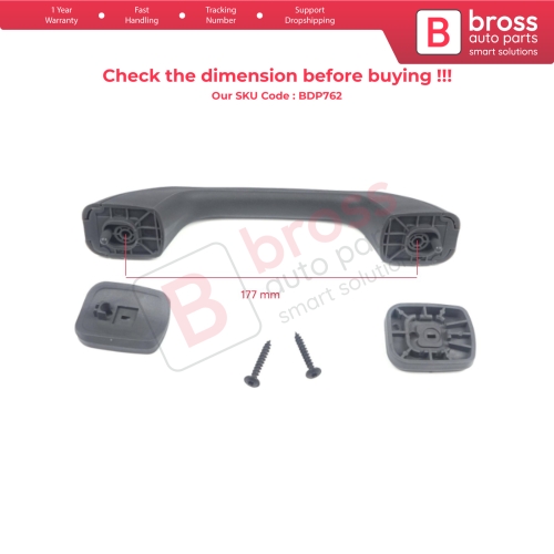Interior Roof Grab Handle Gray 7701207246 for Renault Megane Kangoo MK1