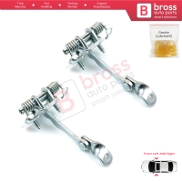 2 Pieces Front Door Hinge Stop Check Strap Limiter for Citroen C3 MK1 MK2 2002-2016 9181H1