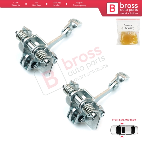 2 Pieces Front Door Hinge Stop Check Strap Limiter for Citroen C3 MK1 MK2 2002-2016 9181H1