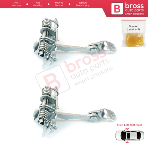 2 Pieces Front Door Hinge Stop Check Strap Limiter for Citroen C3 MK1 MK2 2002-2016 9181H1