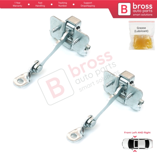 2 Pieces Front Door Hinge Stop Check Strap Limiter for Citroen C3 MK1 MK2 2002-2016 9181H1