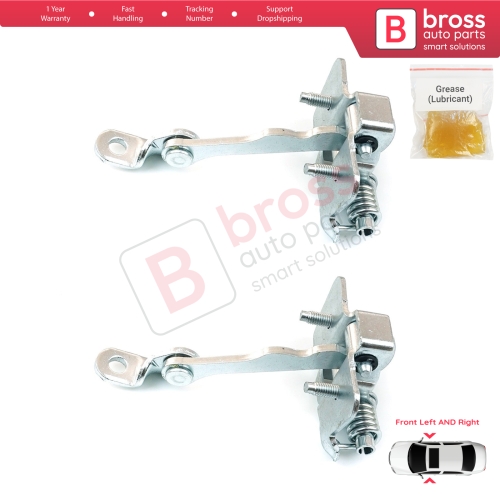 2 Pieces Front Door Hinge Stop Check Strap Limiter for Citroen C3 MK1 MK2 2002-2016 9181H1