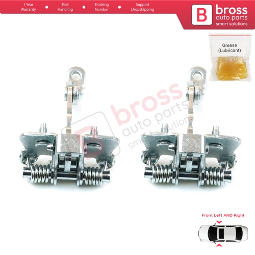 2 Pieces Front Door Hinge Stop Check Strap Limiter for Citroen C3 MK1 MK2 2002-2016 9181H1