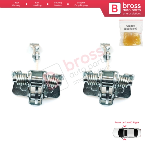 2 Pieces Front Door Hinge Stop Check Strap Limiter for Citroen C3 MK1 MK2 2002-2016 9181H1