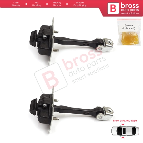 2 Pieces Front Door Hinge Stop Check Strap Limiter for Citroen C Elysee Peugeot 301 9675585080 