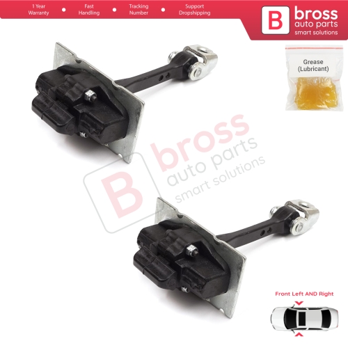 2 Pieces Front Door Hinge Stop Check Strap Limiter for Citroen C Elysee Peugeot 301 9675585080 