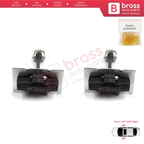 2 Pieces Front Door Hinge Stop Check Strap Limiter for Citroen C Elysee Peugeot 301 9675585080 