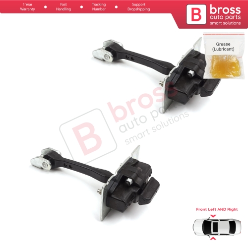 2 Pieces Front Door Hinge Stop Check Strap Limiter for Citroen C Elysee Peugeot 301 9675585080 